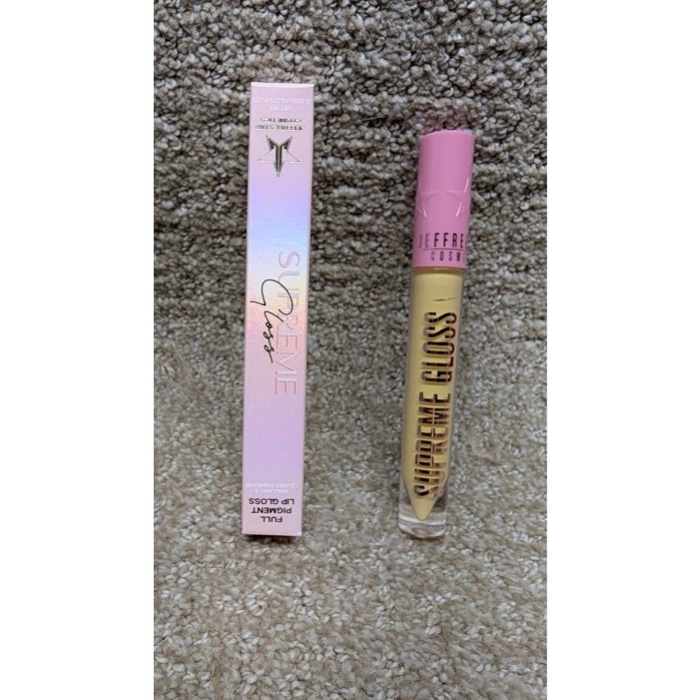 Jeffery Star Supreme Lip Gloss Urethra Pastel Yellow Creamy High Shine Finish